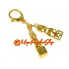 5 Element Pagoda with Seed Syllable Keychain