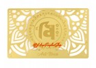 Anti-Illness Amulet Gold Talisman Card