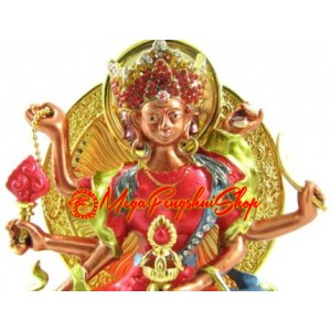 Bejeweled Wish Granting Vasudhara Goddess of Wealth and Abundance
