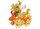Bejeweled Wish-Granting Pi Yao for Good Luck