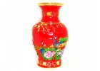 Bejewelled Action Feng Shui Vase (Red)