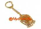 Bejewelled Kalachakra Protection Amulet Feng Shui Keychain