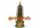 Brass 9 Level Fengshui Pagoda