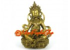 Brass Jambhala Tibetan God of Wealth (L)