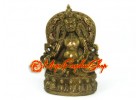 Brass Jambhala Tibetan God of Wealth (S)