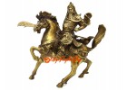 Brass Kwan Kong on Victory Horse (L)