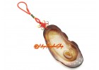 Carp in Lotus Pond Hanging (A) Chalcedony Agate 
