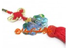 Colorful Crystal Liuli Feng Shui Bat Tassels