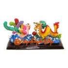Colorful Feng Shui Dragon and Phoenix