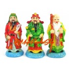 Colorful Three Star Deities Fu Lu Shou