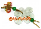Crystal Mystic Knot Lucky Charm Hanging (Jade)