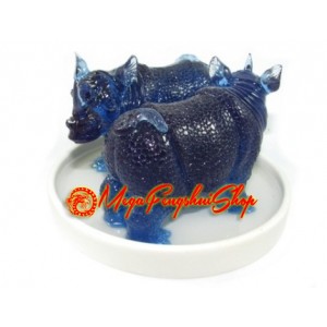 Double Blue Rhino Feng Shui Violent Star Cure
