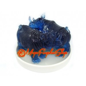 Double Blue Rhino Feng Shui Violent Star Cure