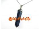 Double Terminated Crystal Point Pendant (L) (Sodalite)