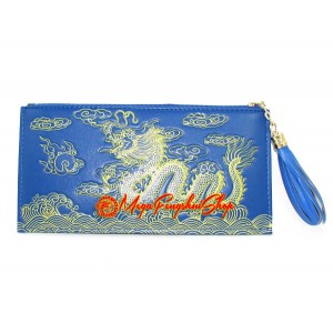 Dragon Feng Shui Wallet (Blue)