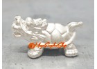 Dragon Tortoise Bead Charm - 999 Silver 