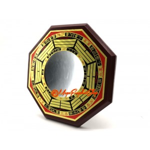 Feng Shui Protective Convex Bagua Mirror