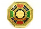 Feng Shui Temple Lion Protection Bagua (L)