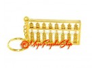 Golden Abacus Feng Shui Keychain (s)