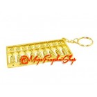 Golden Abacus Keychain (L)
