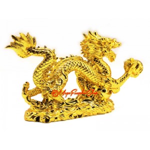 Golden Dragon for Career Success and Good Fortune