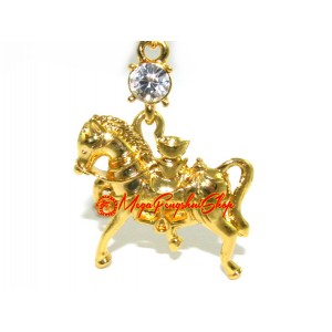 Golden Feng Shui Windhorse Keychain