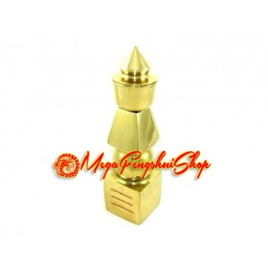 Golden Five Element Pagoda (6 inches)
