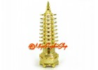 Golden Nine Level Education Tower Pagoda