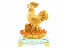 Good Fortune Rooster with Coins