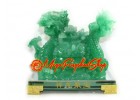Jadeite Feng Shui Dragon with Wealth Pot