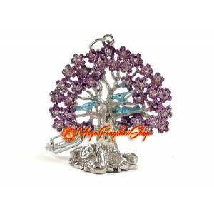 Ngan Chi Wealth Tree for Money Luck Keychain