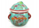 Nyonya ware Small Colorful Porcelain Jar