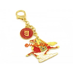 Period 9 Windhorse Amulet Feng Shui Keychain
