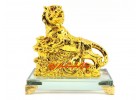 Prosperity Golden Tiger with Gold Ingots