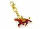 Red Feng Shui Windhorse for Success Luck Keychain