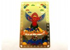 Red Garuda Mythical Bird Card (Metal)