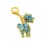 Royal Elephant & Cosmic Rhino Amulet Feng Shui Keychain