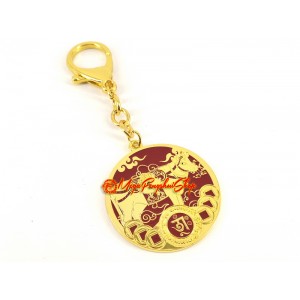 Sacred Resource Cow Amulet Feng Shui Keychain