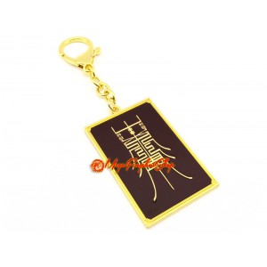 Scholar With Eagle Amulet Feng Shui Keychain