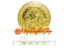 Six Heaven Gold Coin Plaque