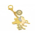 Sky Unicorn With Spirit Essence Amulet Feng Shui Keychain