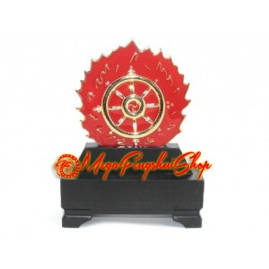 Two-Sided Flaming Magic Wheel Plaque