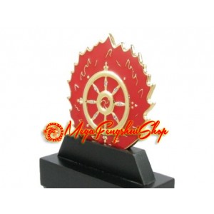 Two-Sided Flaming Magic Wheel Plaque