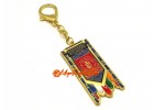 Victory Banner Amulet Feng Shui Keychain