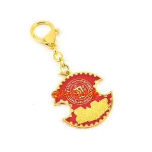 Wealth Lock Feng Shui Amulet Keychain