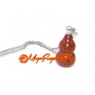 Wu Lou Crystal Pendant for Health Luck (Gold Sand)
