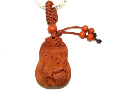 Details about   3D Wooden Carving Chinese Twelve Zodiac Animal Statue Key Chain Pendant FM 